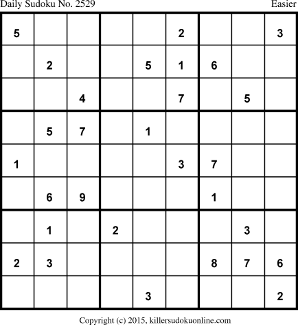 Killer Sudoku for 2/4/2015