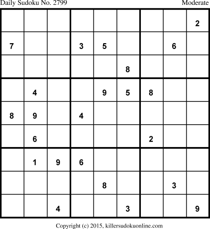 Killer Sudoku for 11/1/2015