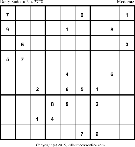 Killer Sudoku for 10/3/2015