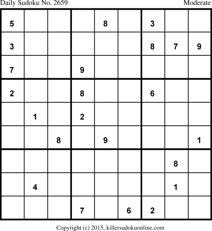 Killer Sudoku for 6/14/2015