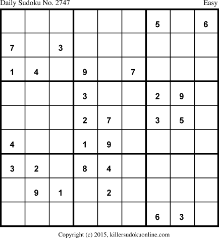 Killer Sudoku for 9/10/2015