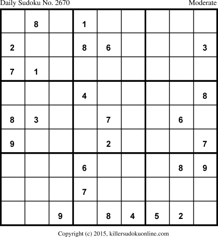 Killer Sudoku for 6/25/2015