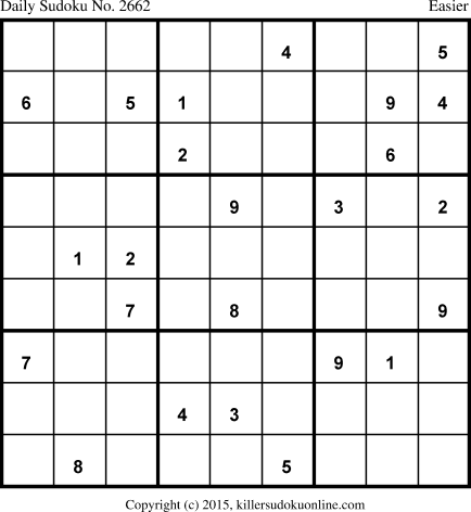 Killer Sudoku for 6/17/2015