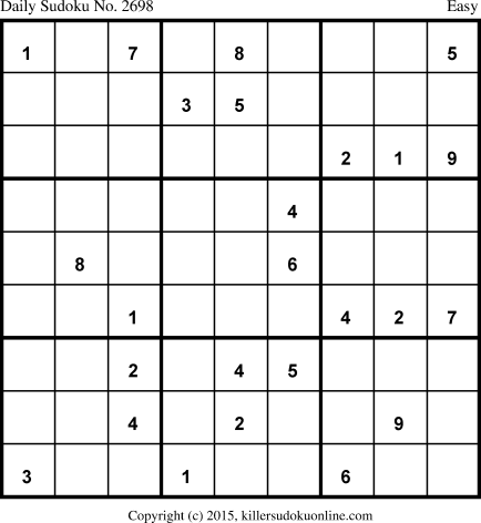 Killer Sudoku for 7/23/2015