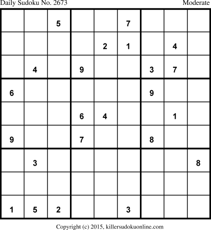 Killer Sudoku for 6/28/2015