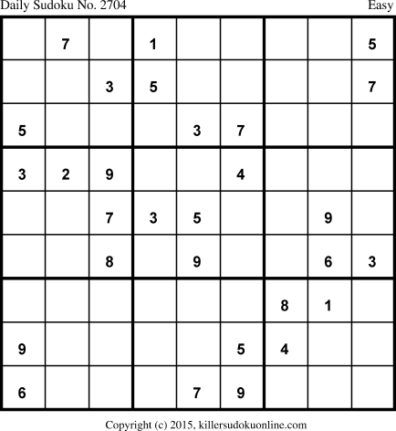 Killer Sudoku for 7/29/2015