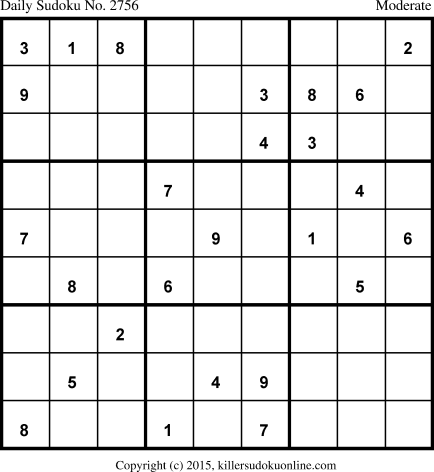 Killer Sudoku for 9/19/2015