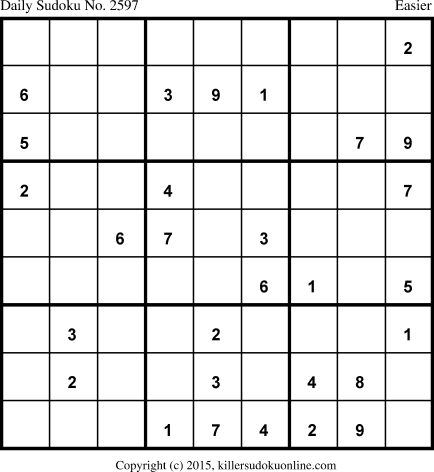 Killer Sudoku for 4/13/2015