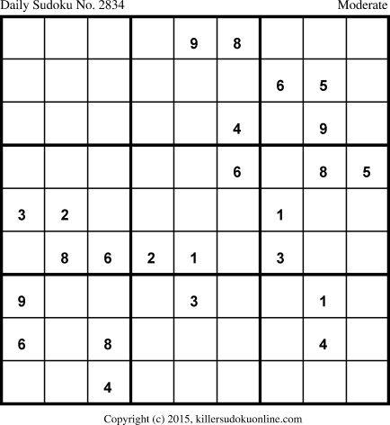 Killer Sudoku for 12/6/2015