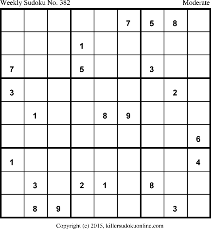 Killer Sudoku for 6/29/2015