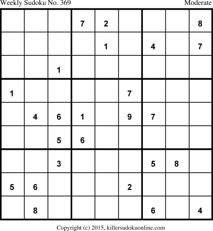 Killer Sudoku for 3/30/2015