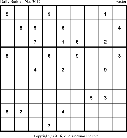 Killer Sudoku for 6/6/2016