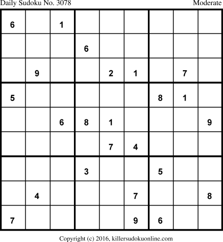Killer Sudoku for 8/6/2016