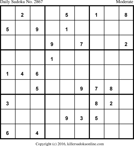 Killer Sudoku for 1/8/2016