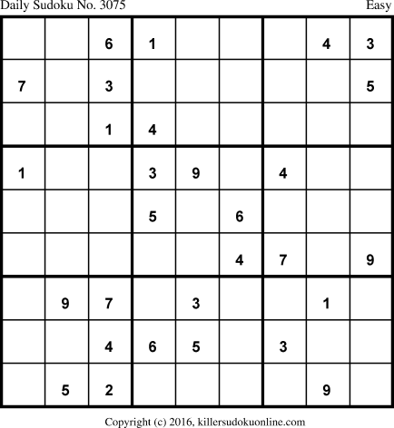 Killer Sudoku for 8/3/2016
