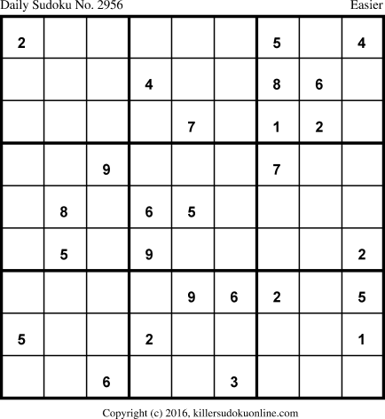 Killer Sudoku for 4/6/2016