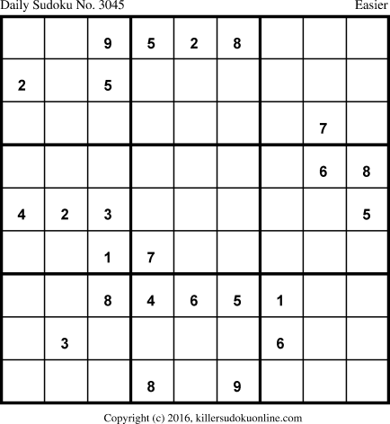 Killer Sudoku for 7/4/2016