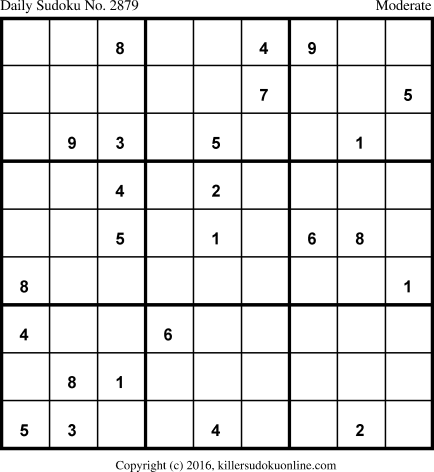 Killer Sudoku for 1/20/2016