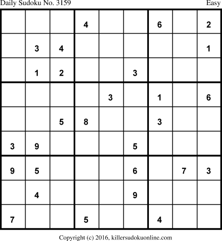 Killer Sudoku for 10/26/2016