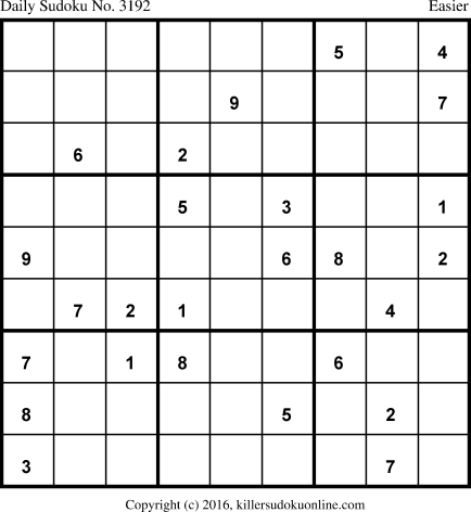 Killer Sudoku for 11/28/2016