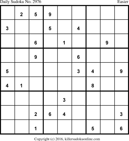 Killer Sudoku for 4/26/2016