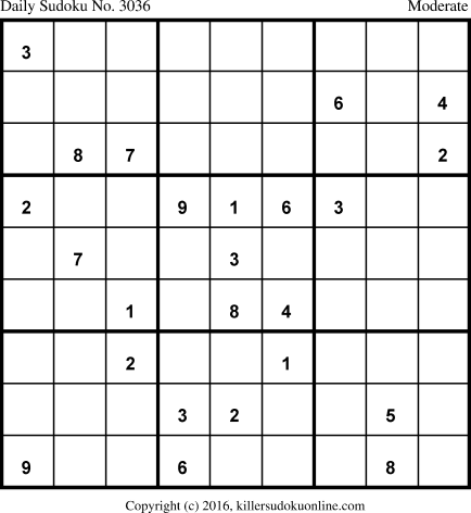 Killer Sudoku for 6/25/2016