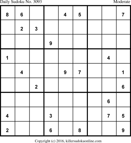 Killer Sudoku for 8/21/2016