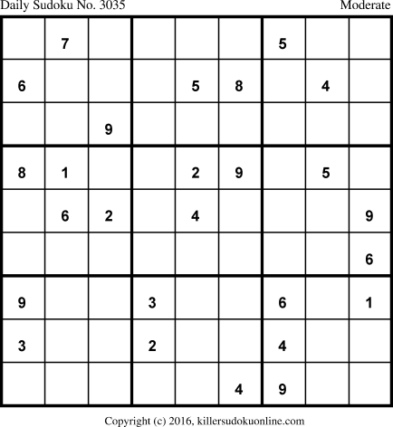 Killer Sudoku for 6/24/2016