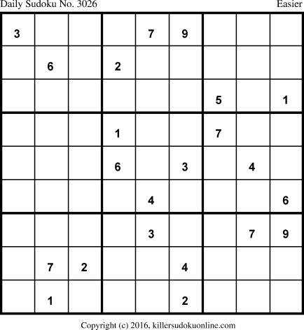 Killer Sudoku for 6/15/2016