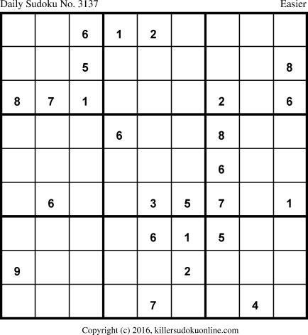 Killer Sudoku for 10/4/2016