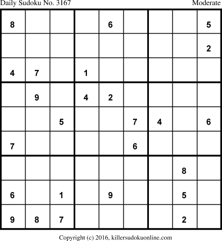 Killer Sudoku for 11/3/2016