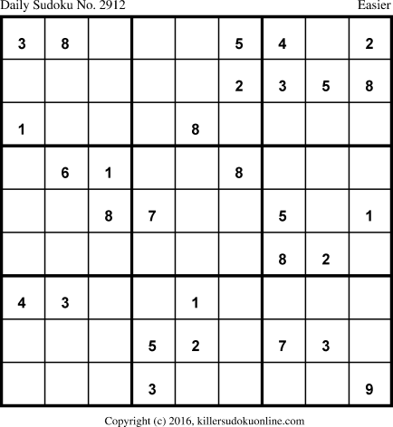 Killer Sudoku for 2/22/2016