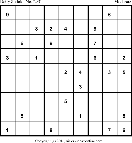 Killer Sudoku for 3/12/2016