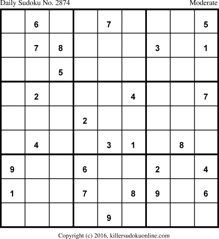 Killer Sudoku for 1/15/2016