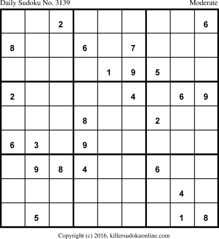 Killer Sudoku for 10/6/2016