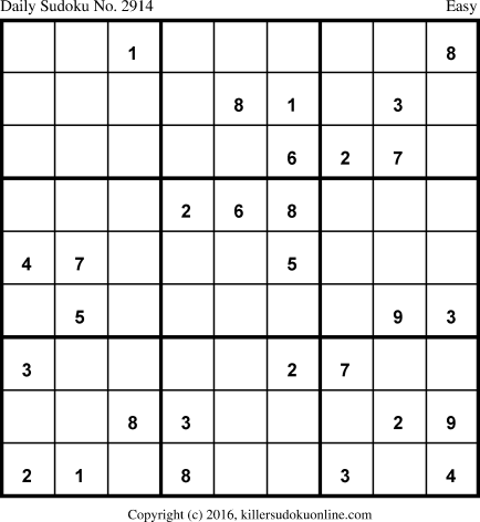 Killer Sudoku for 2/24/2016
