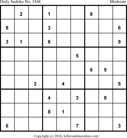 Killer Sudoku for 11/4/2016