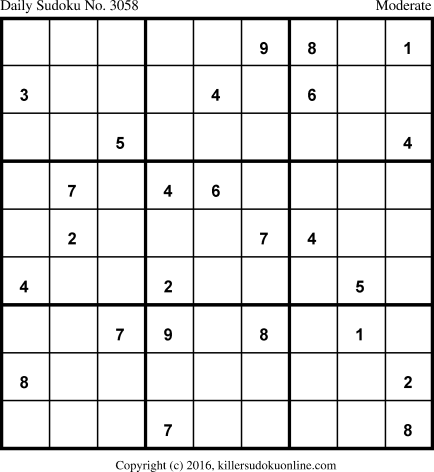Killer Sudoku for 7/17/2016