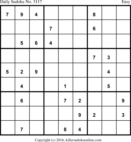 Killer Sudoku for 9/14/2016