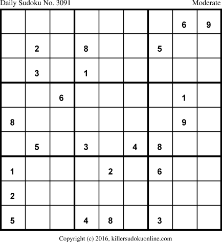 Killer Sudoku for 8/19/2016