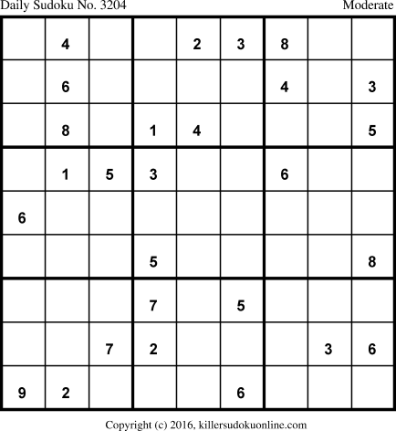 Killer Sudoku for 12/10/2016
