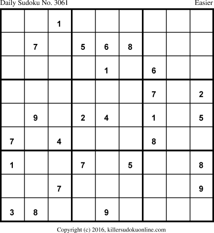 Killer Sudoku for 7/20/2016