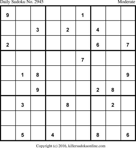 Killer Sudoku for 3/26/2016