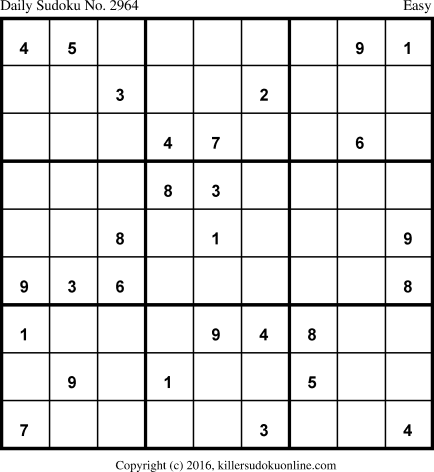 Killer Sudoku for 4/14/2016