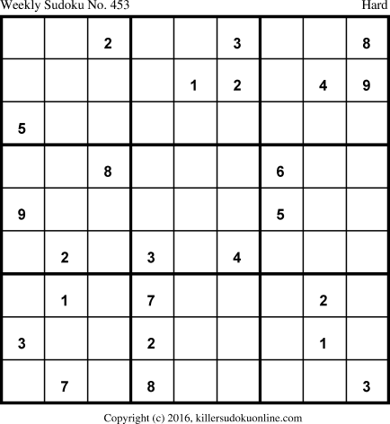 Killer Sudoku for 11/7/2016