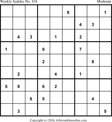 Killer Sudoku for 6/27/2016