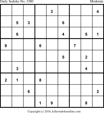 Killer Sudoku for 6/4/2017