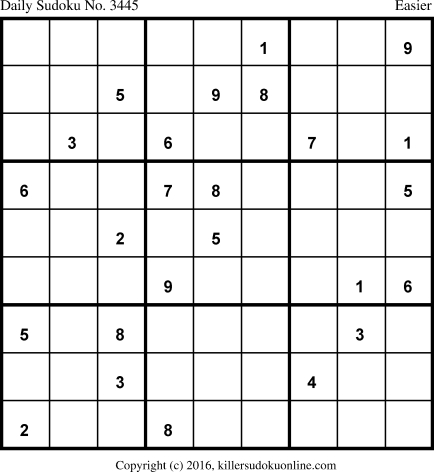 Killer Sudoku for 8/8/2017