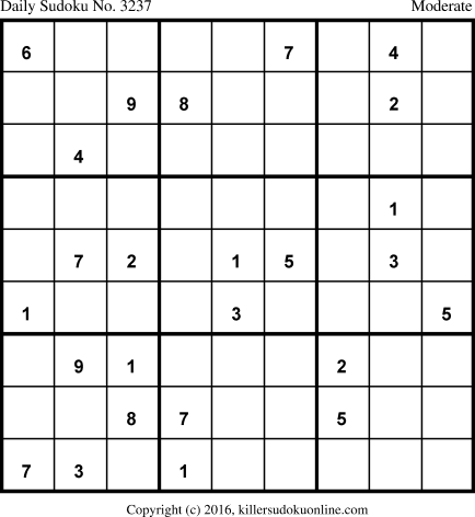 Killer Sudoku for 1/12/2017