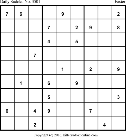 Killer Sudoku for 10/3/2017